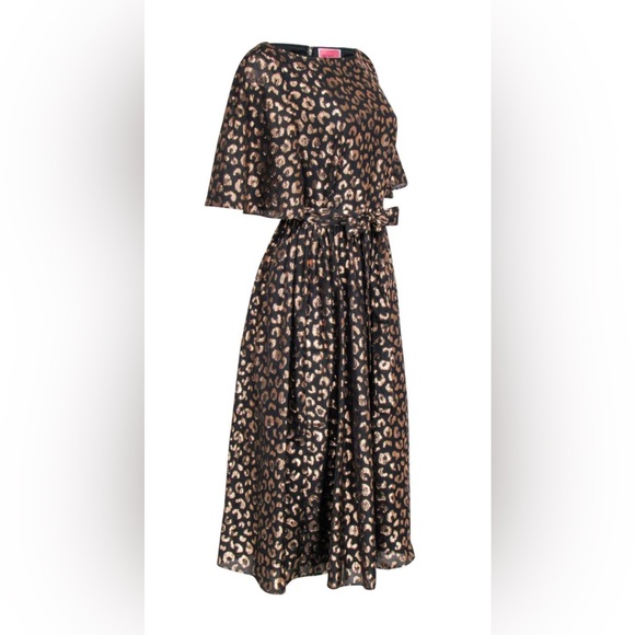 Kate Spade Outlet Graphic Leopard Midi Dress - Picture 2 of 7